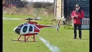 HUGHES / MD 500 UTILITY HELICOPTER - THUNDER TIGER CHASSIS - OS HYPER 50 GLOW MOTOR - MICK - 2022