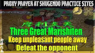 (Goddess of Self-Defense and Victory, Marishiten) Drive away enemies with Marishiten's