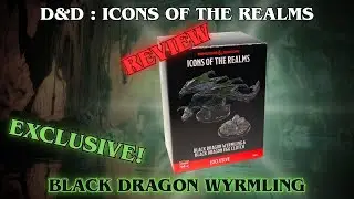 Reviewing The Black Dragon Wyrmling and Egg clutch EXCLUSIVE Miniature!!!