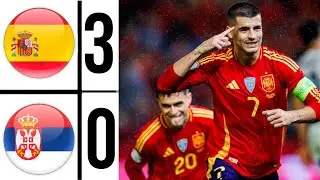 🔴 Spain Vs Serbia (3:0) Extended Highlights | españa vs serbia nations league 2024/25