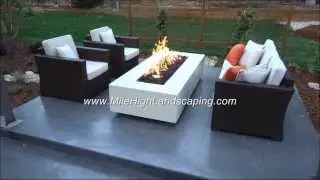 Mile High Landscaping Denver, CO - Modern Fire Pit Design and Patio
