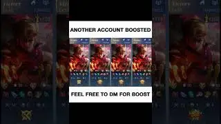 Rank boosting till immortal available🤍 #mobilelegends #mlbb #shorts