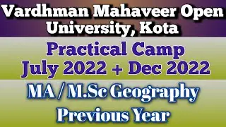 vmou geography practical camp july 2022 rc jodhpur #vmou #education #geography #practical #camp #yt