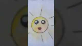 #sun drawing # easy cute drawing🌞🌞☀☀☀🌞🌝