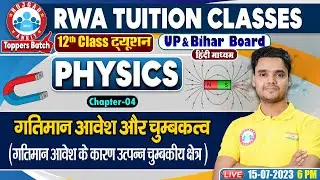 गतिमान आवेश और चुम्बकत्व, गतिमान आवेश के कारण उत्पन्न चुम्बकीय क्षेत्र, UP Board 12th Physics Class