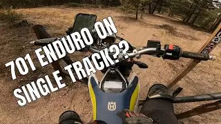 770 Single track   Testing and exploring the 701 enduro on tight single track