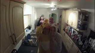 Animal Onesie party GoPro timelapse