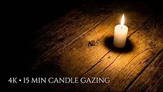 15 Minute Candle Gazing Meditation 🕯️ | Burnout Relief & Visual ASMR [4K]