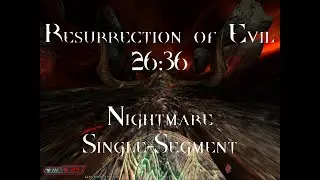 Doom 3 - Resurrection of Evil - Nightmare - Single-Segment Speedrun - 26:36