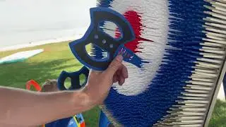 EastPoint Deluxe Steel Frame Axe Throw Target Game Set, One of the Fun GameS At The Lake House