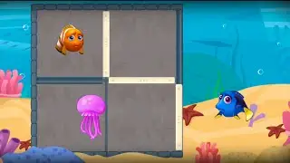 Mini game in fishdom. Help the fish beat the minigame!  Fishdom ads collection -84.