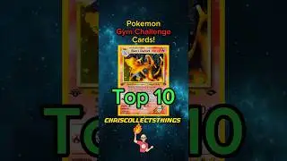 TOP 10 Pok&eacute;mon GYM CHALLENGE cards 👀 #shorts #top10 #gym