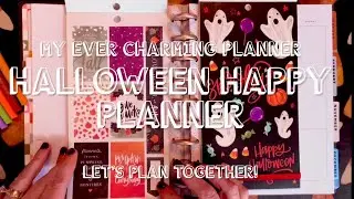 Creating My Halloween Happy Planner Spread 