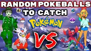 A Wheel Decides What Ball We Can Use To Catch Random Pokémon... Then We FIGHT! - POKEMON Sword