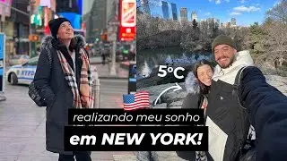 conheci NOVA YORK! realizei meu sonho 😍