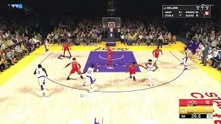NBA 2K19 Houston Rockets vs Los Angeles Lakers 2018-19 season