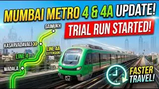 Mumbai Metro Line 4 & 4A Big Update! कब खुलेगी ये मेट्रो? Full Ground Report | Line 4 Phase Opening