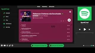 Reproductor web HTML5 - Resposnivo Para Radio on Line (Radio SpotiChat  #3  )