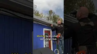Stay Safe On The Water #shorts #gutter #construction #gutters #diy #guttering #raingutter