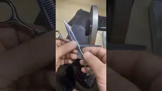 Sharpening haircutting Scissors #Sharpener #Shorts ￼