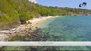 Секретный пляж N2, Пхукет, Таиланд / Secret Beach N2, Phuket, Thailand: обзор с дрона