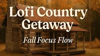 🎵🍂 Country Cabin Getaway | 2 Hours of Fall Lofi Country For Focus Flow (Dobro, Fiddle & Steel)