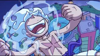 GEAR 5 LUFFY VS ROB LUCCI | FAN ANIMATION PART 2