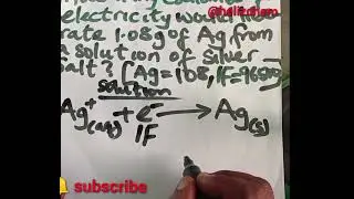 Electrolysis Calculations Made Easy | Solved Past Exam Questions