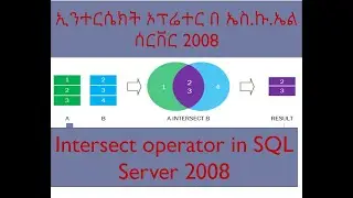 intersect operator on SQL server 2008 part 13