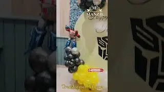 Epic Transformer-Themed Party Decoration by Manzil Event  #shorts #viral