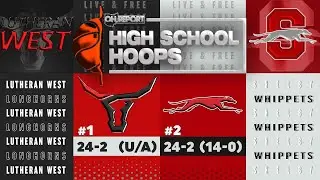 #2 Shelby vs #1 Lutheran West D2 Regional Championship Boys Basketball