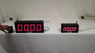 Council Chamber Synchronized Timer System w/Wireless Control & Wireless linked secondary DC-40T-DN-W