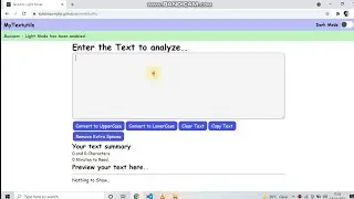 React projects for beginners:Responsive textutils app using html css and react.js ⬇️Source code⬇️