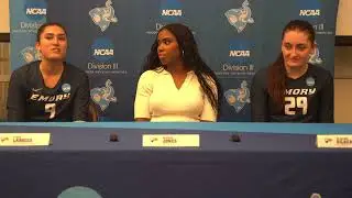 2025 NCAA Volleyball Tournament Regional Second Round Postgame - Emory 11.21.25