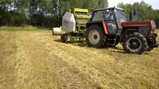 Vlog #10  Belowanie  Claas Variant 280 RC & Zetor