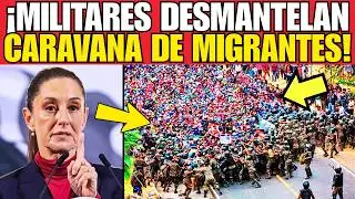 MEXICAN MILITARY DISMANTLES FIRST CARAVAN OF NOVEMBER