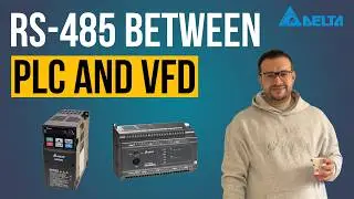 11- Modbus RS485 Between PLC Delta and VFD Delta