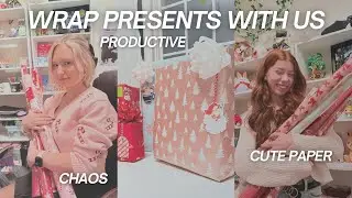 WRAP PRESENTS WITH ME 2024 | GIFT WRAPPING MOTIVATION 🎄🎁✨