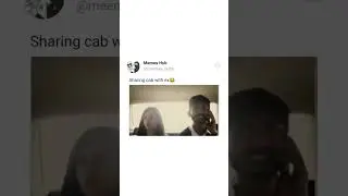 sharing cab with ex 😂 #shorts #memes #comedy #memesdaily #viral #trending