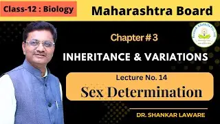 Inheritance & Variation | Lecture14 |12 Biology | Sex Determination | Dr. Shankar Laware