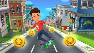 Skater Run Skate Park Game - Skater Rush Endless Skateboard Runner - New skater Run Game