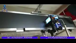 MEENJET M6 Inkjet Batch Coding Printer With Conveyor | Inkjet Handheld Printer for Pouch Label boxes