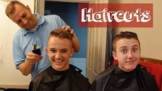 Getting Haircuts from Dad