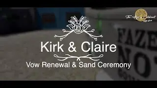 Kirk & Claire   sand ceremony