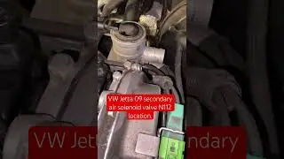Volkswagen solenoid valve N112 location.#n112#VW secondary air valve