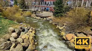 Relaxing walk in Downtown Breckenridge Colorado HD