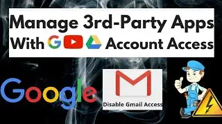 How to remove 3rd party app in Gmail || Disable Gmail access || make your gmail account secure