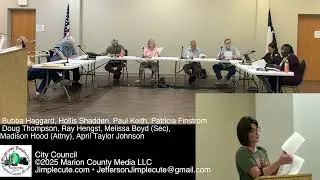 08-13-2025 City Council Budget Workshop
