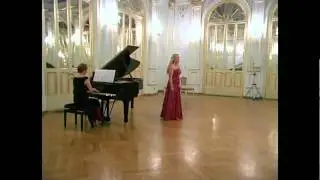 Nina Fras, soprano - singing Ein Traum (E. Grieg)