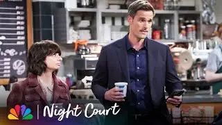 Judge Abby Has a Crush on a Wheeler | Night Court | NBC